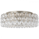Casual Drum Shade Flush Mount from the Liscia Collection