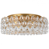 Casual Drum Shade Flush Mount from the Liscia Collection