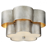 Modern Drum Shade Flush Mount from the Arabelle Collection