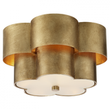 Modern Drum Shade Flush Mount from the Arabelle Collection