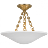 Modern Bowl Semi-Flush Mount from the Mollino Collection