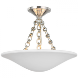 Modern Bowl Semi-Flush Mount from the Mollino Collection