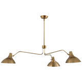 Modern 3 Light Chandelier from the Charlton Collection