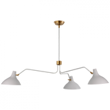 Modern 3 Light Chandelier from the Charlton Collection