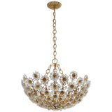 Traditional Up Mini Chandelier from the Claret Collection