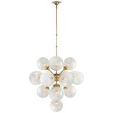 Modern 17 Light Chandelier from the Cristol Collection