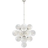 Modern 17 Light Chandelier from the Cristol Collection