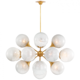 Modern 17 Light Chandelier from the Cristol Collection