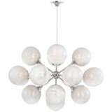 Modern 17 Light Chandelier from the Cristol Collection