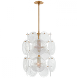 Modern 6 Light Chandelier from the Loire Collection