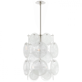 Modern 6 Light Chandelier from the Loire Collection