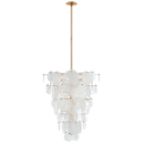 Modern 12 Light Chandelier from the Loire Collection