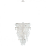 Modern 12 Light Chandelier from the Loire Collection