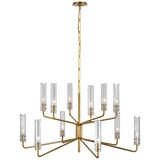 Modern 12 Light Chandelier from the Casoria Collection