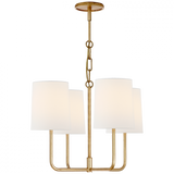 Modern 4 Light Chandelier from the Go lightly Collection