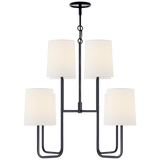 Modern 8 Light Chandelier from the Go lightly Collection