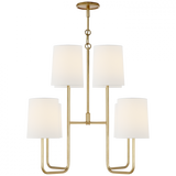 Modern 8 Light Chandelier from the Go lightly Collection