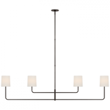 Modern 4 Light Chandelier from the Go lightly Collection