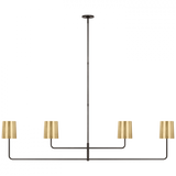Modern 4 Light Chandelier from the Go lightly Collection