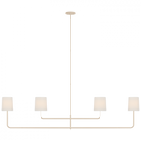 Modern 4 Light Chandelier from the Go lightly Collection