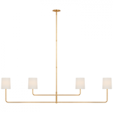 Modern 4 Light Chandelier from the Go lightly Collection