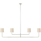 Modern 4 Light Chandelier from the Go lightly Collection