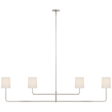 Modern 4 Light Chandelier from the Go lightly Collection