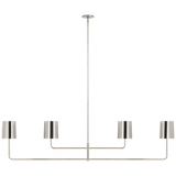 Modern 4 Light Chandelier from the Go lightly Collection