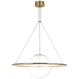 Modern 1 Light Chandelier from the Cosmos Collection