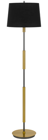 150W 3 way Ciudad metal two tone floor lamp