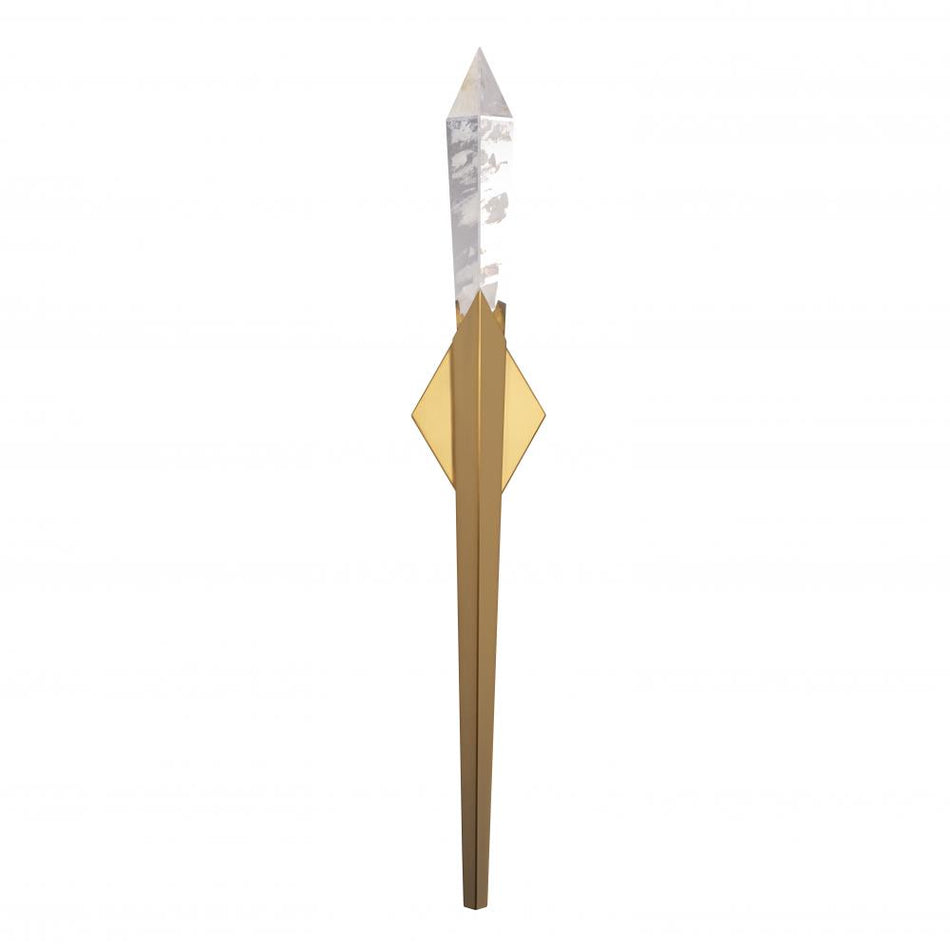 Solitude 32in LED 3000K/3500K/4000K 120V-277V Wall Sconce with Optic Haze Quartz