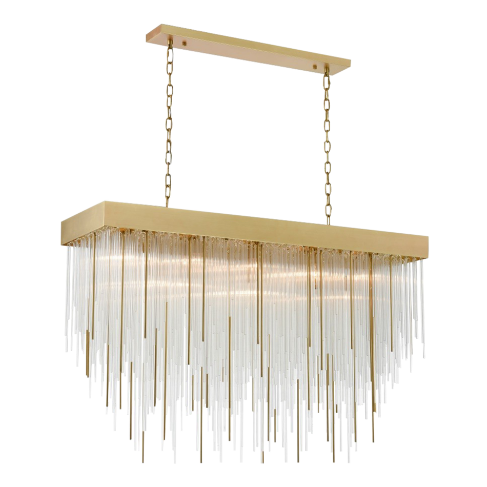 Contemporary 17 Light Chandelier from the Waterfall Collection