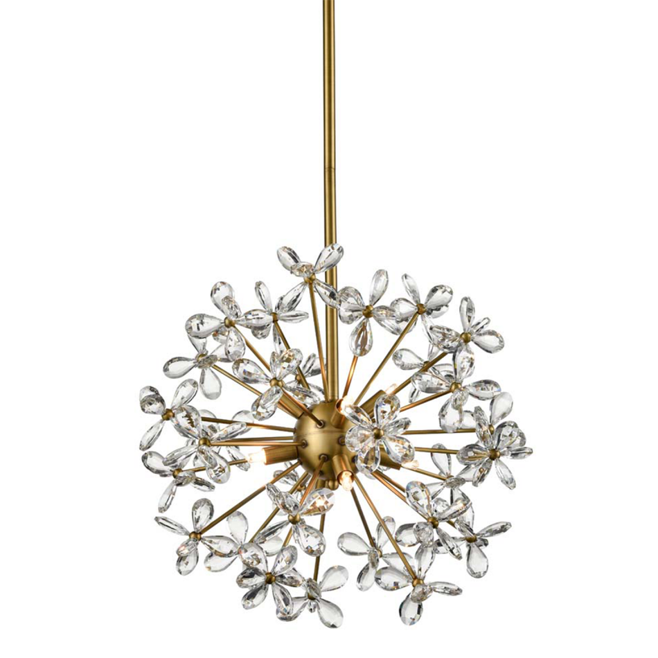 Contemporary 12 Light Chandelier from the Adelle Collection