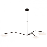 Modern 1 Light Chandelier from the Brindille Collection