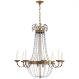 Traditional 8 Light Chandelier from the Paris Flea Market Collection
