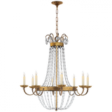 Traditional 8 Light Chandelier from the Paris Flea Market Collection