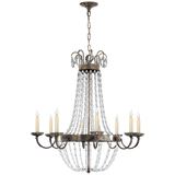 Traditional 8 Light Chandelier from the Paris Flea Market Collection