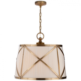 Traditional Drum Shade Pendant from the Grosvenor Collection