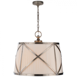 Traditional Drum Shade Pendant from the Grosvenor Collection