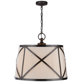 Traditional Drum Shade Pendant from the Grosvenor Collection