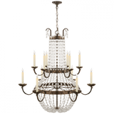 Traditional 12 Light Chandelier from the Paris Flea Market Collection