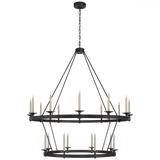 Modern 20 Light Chandelier from the Launceton Collection