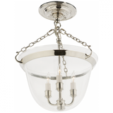 Traditional Semi-Flush Mount from the Country Bell Jar Collection