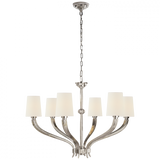 Modern 6 Light Chandelier from the Ruhlmann Collection