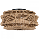 Modern Drum Shade Semi-Flush Mount from the Antigua Collection