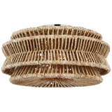 Modern Drum Shade Semi-Flush Mount from the Antigua Collection