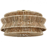 Modern Drum Shade Semi-Flush Mount from the Antigua Collection