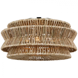 Modern Drum Shade Semi-Flush Mount from the Antigua Collection