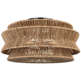 Modern Drum Shade Semi-Flush Mount from the Antigua Collection