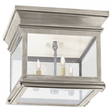 Traditional Cage Flush Mount from the Club Square Collection